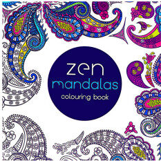 HengSong Secret Garden Zen Mandala And Coloring Book English 12pages