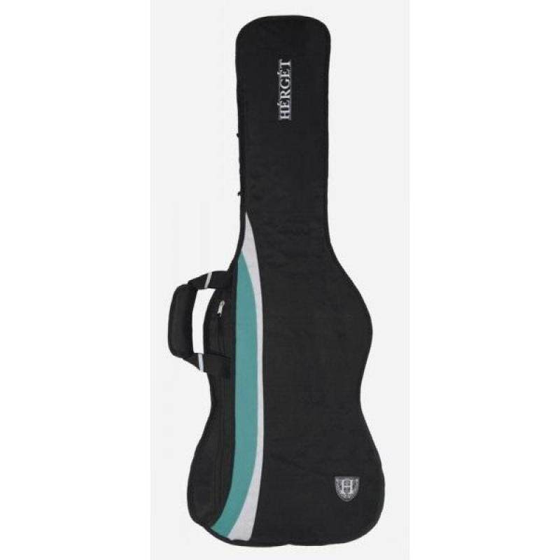 HERGET Chic™ 4/4 Classical Guitar Gig Bags, 10mm padded ( Black/Turquoise ) Malaysia
