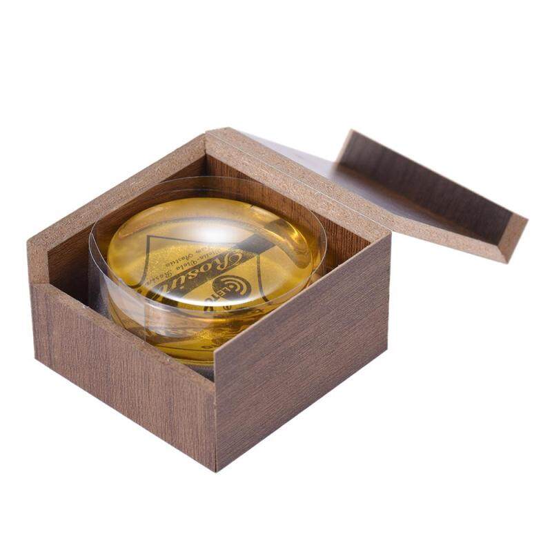 High-Class Transparent Yellow Rosin Colophony Low Dust Handmade Rounded with Wooden Box Universal for Violin Viola Cello Erhu Bowed String Musical Instruments Malaysia