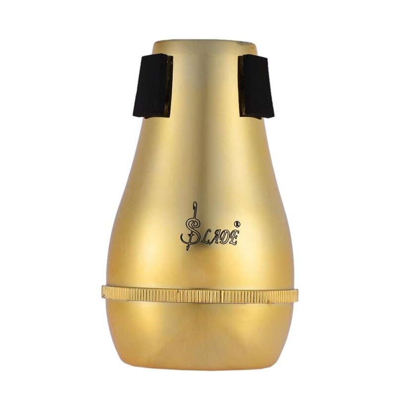 High Quality Light-weight Practice Trombone Straight Mute Silencer Sourdine ABS Material for Alto Tenor Trombones Gold Malaysia