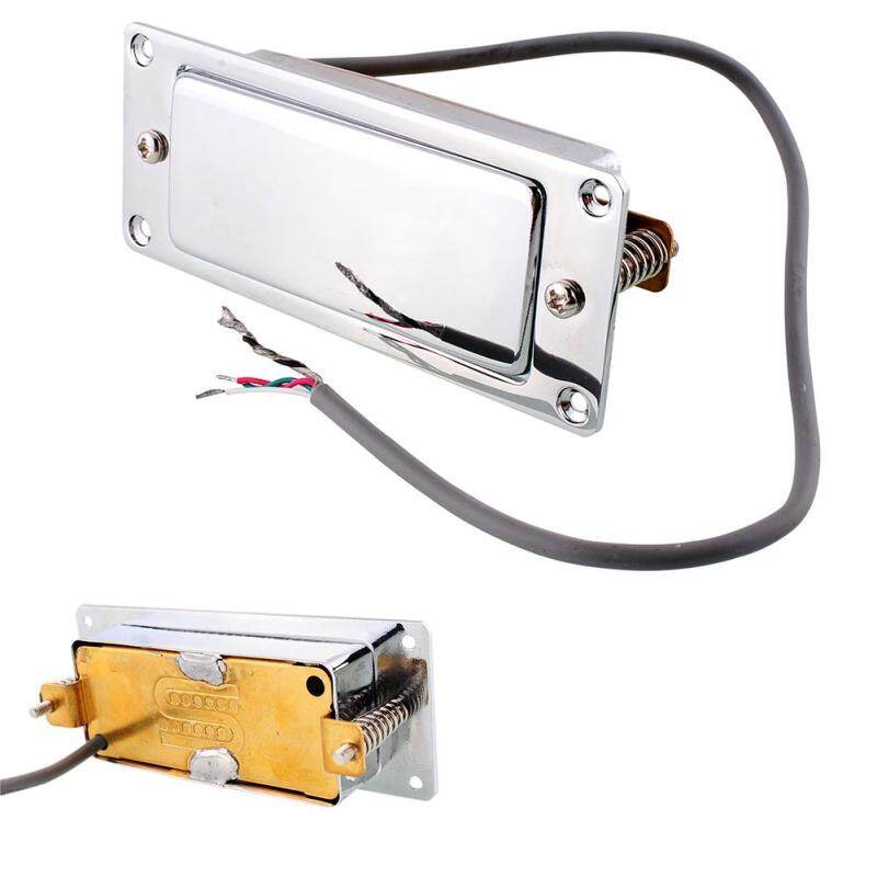 Hot Chrome mini Guitar Humbucker Pickup sealed Pick up Metal Music Repair Malaysia