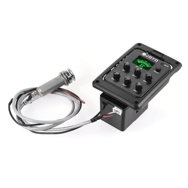 JOYO JE-306 5-Band EQ Equalizer Acoustic Guitar Piezo Pickup Preamp Tuner System with LCD Display Black Malaysia