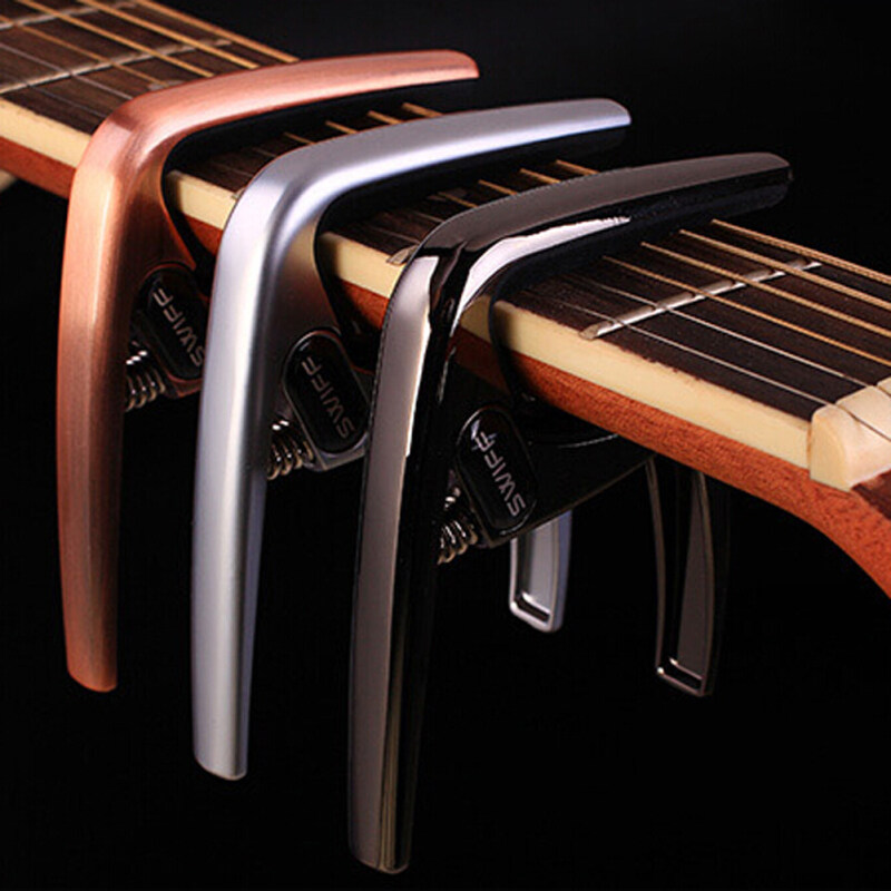 K8 Electric Acoustic Quick Change Tune Guitar Capo Clamp (Black) Malaysia