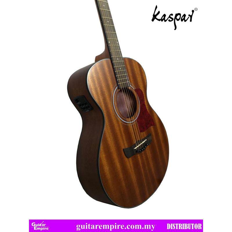 KASPAR Semi-Acoustic Guitar K505D-EQ, With Pickup and Built-in Tuner, Rosewood Fingerboard, Matte Furnishing Malaysia