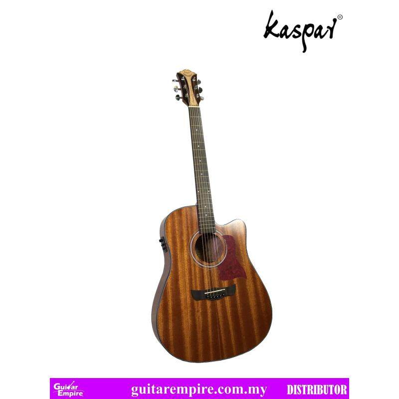 KASPAR Semi-Acoustic Guitar K515C-EQ, With Pickup and Built-in Tuner, Rosewood Fingerboard, Matte Furnishing Malaysia