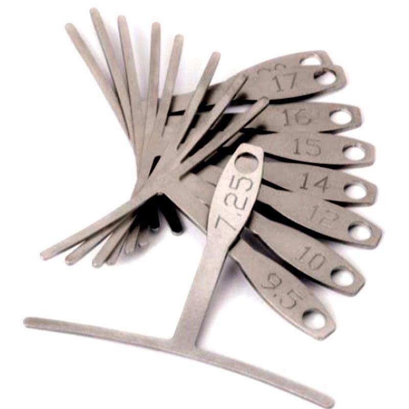 MagicWorldMall Musical Instrument Accessories 9Pcs Guitar Under String Radius Gauge Setup Luthier Stainless Steel Tools Set Malaysia