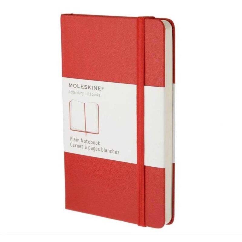 Moleskine Plain Red Notebook - Pocket - Hard Cover Malaysia