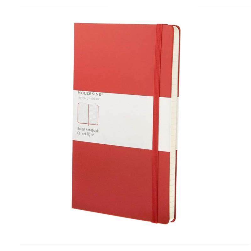 Moleskine Ruled Red Notebook - Large - Hard Cover Malaysia