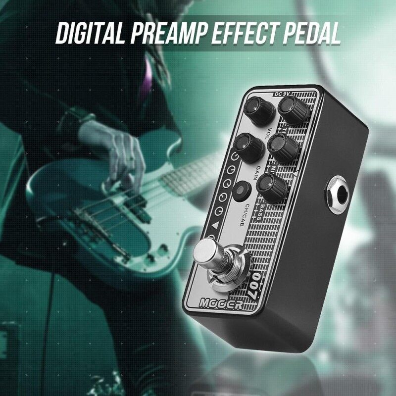 MOOER MICRO PREAMP Series 007 Regal Tone Vintage Tone Digital Preamp Preamplifier Guitar Effect Pedal True Bypass Malaysia