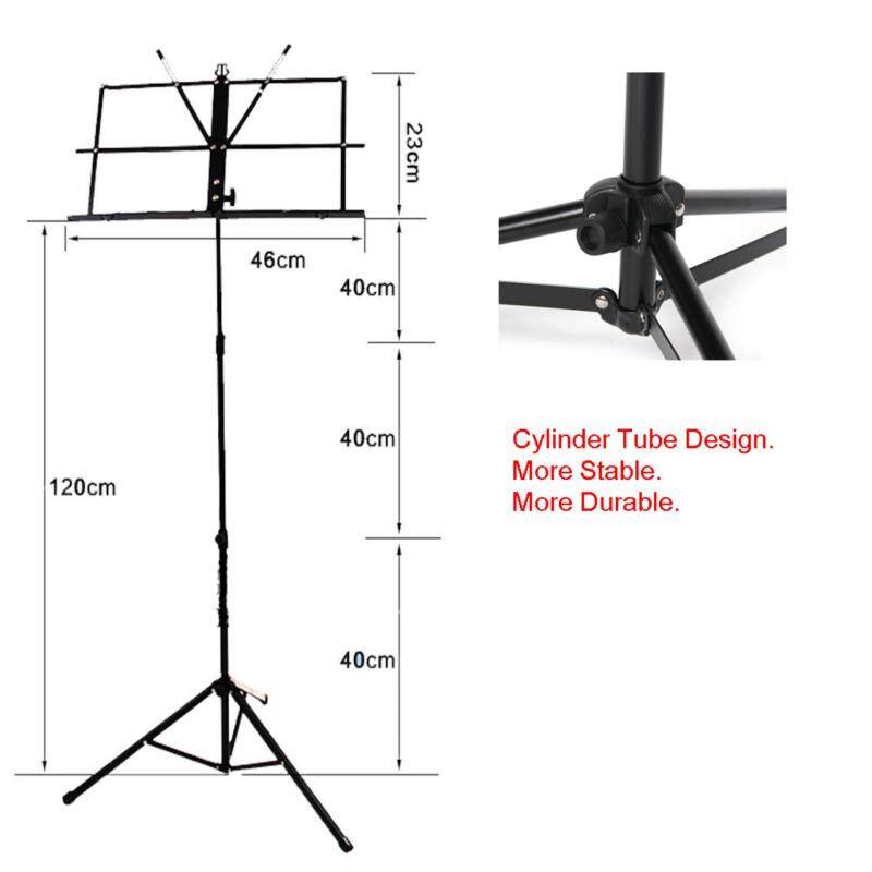 MS001 Folding Music Stand / Sheet Music Stand with Carry Bag Malaysia