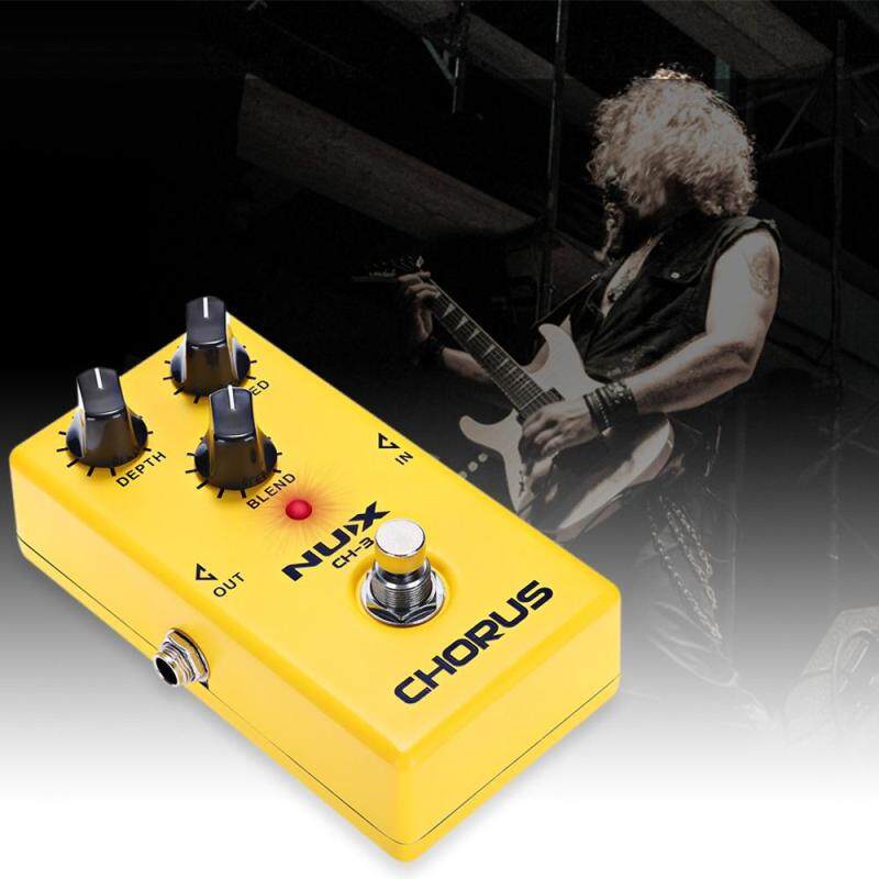 NUX CH - 3 Chorus Guitar Effect Pedal True Bypass Design ow Noise BBD High Quality Aluminum Alloy Housing Malaysia