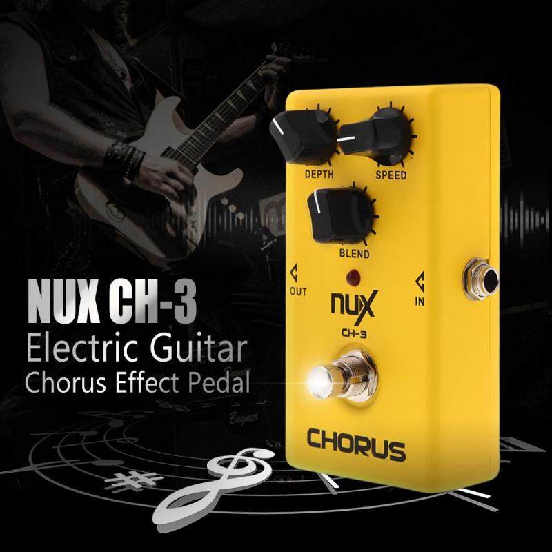NUX CH-3 Guitar Electric Effect Pedal Chorus Low Noise BBD High Quality True Bypass Yellow Outdoorfree Malaysia