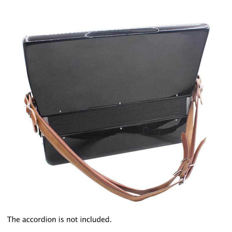 One Pair Adjustable Synthetic Leather Accordion Shoulder Straps for 16-120 Bass Accordions Malaysia