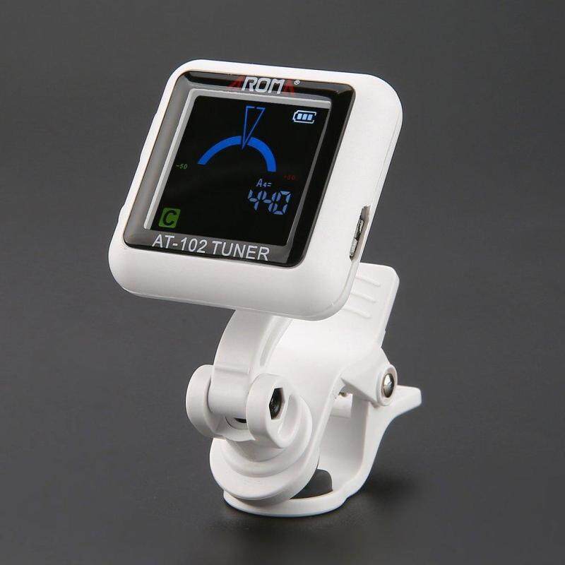 OSMAN AROMA AT-102 Electronic Tuner Rotatable Clip-on Guitar Tuner with Color Screen