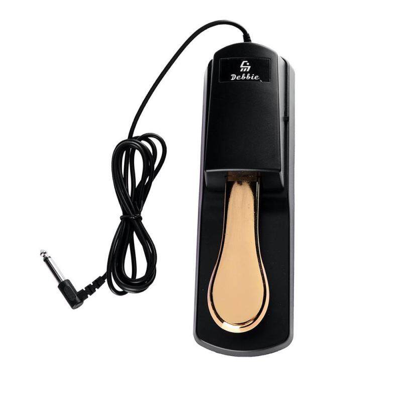 Piano Sustain Pedal Keyboard Sustain Damper Pedal for Roland Electric Piano(Gold) Malaysia
