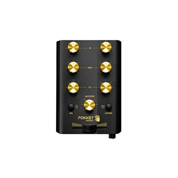 Pokketmixer Pokket Mixer Mobile Mini DJ Mixer - Speakers - Retail Packaging - Black Goldstar - intl