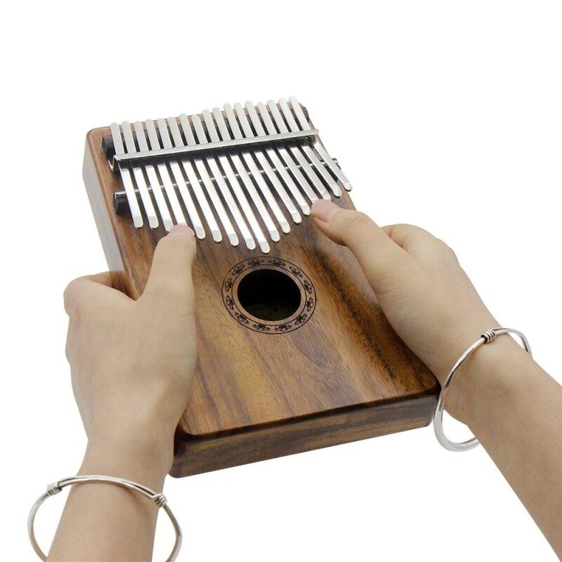 Portable 17 Key Kalimba Mbira Pocket Thumb Piano Solid Acacia Musical Instrument Malaysia