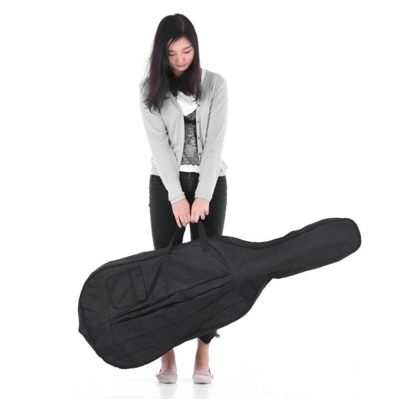 Portable 4/4 & 3/4 Cello Gig Carrying Bag Case Backpack Adjustable Shoulder Strap Black Outdoorfree Malaysia