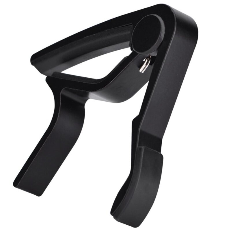 Portable Quick Change Tune Clamp Handheld Tuner Capo for Folk Guitar (Black) Malaysia