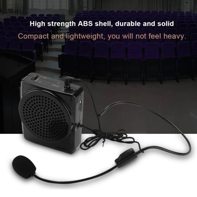 Portable Rechargeable Voice Loud Booster Amplifier Microphone Teaching Speaker w/ Waistband US Malaysia