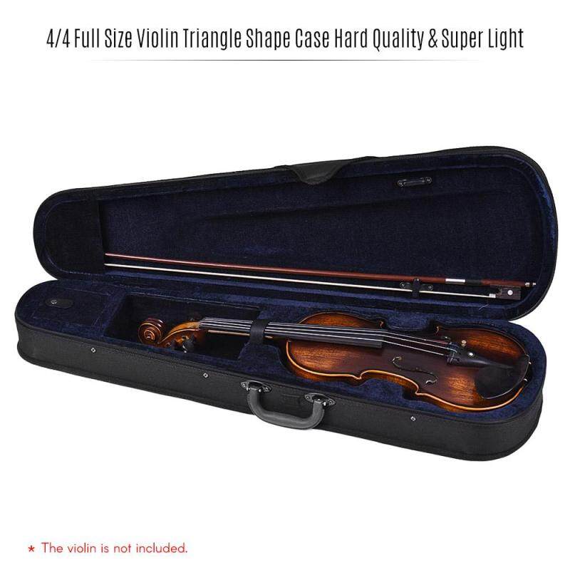 Professional 4/4 Full Size Violin Triangle Shape Case Box Hard & Super Light with Shoulder Straps Deep Blue Malaysia