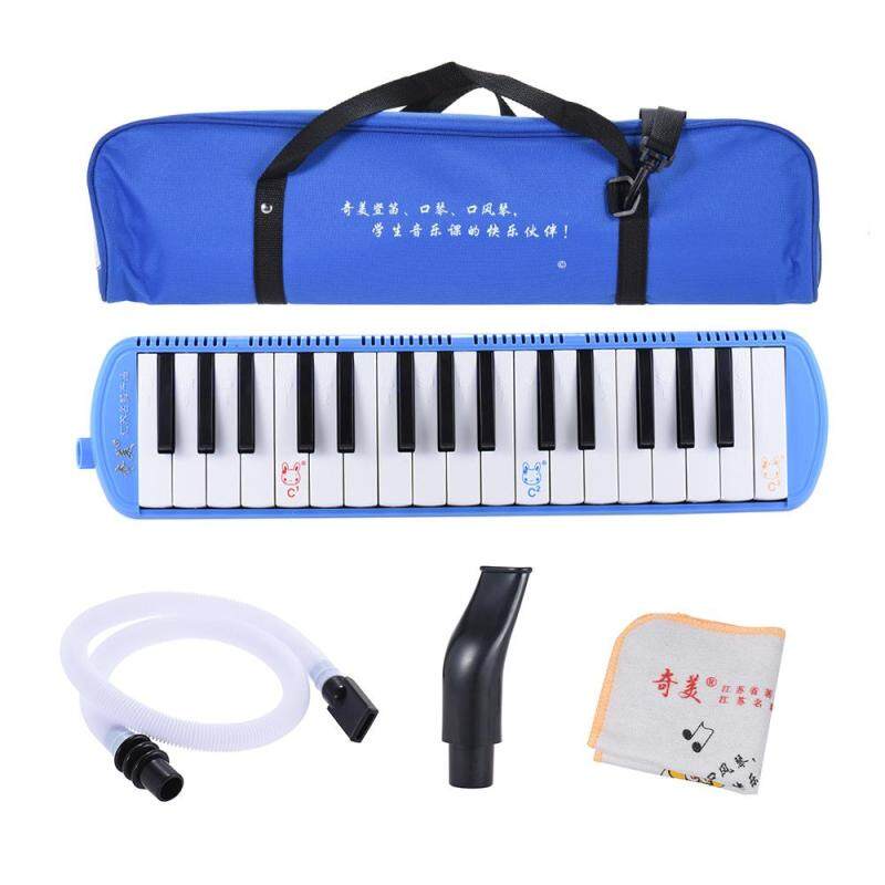 QIMEI QM32A-9 32 Piano Style Keys Melodica Musical Education Instrument for Beginner Kids Children Gift with Carrying Bag Blue Malaysia