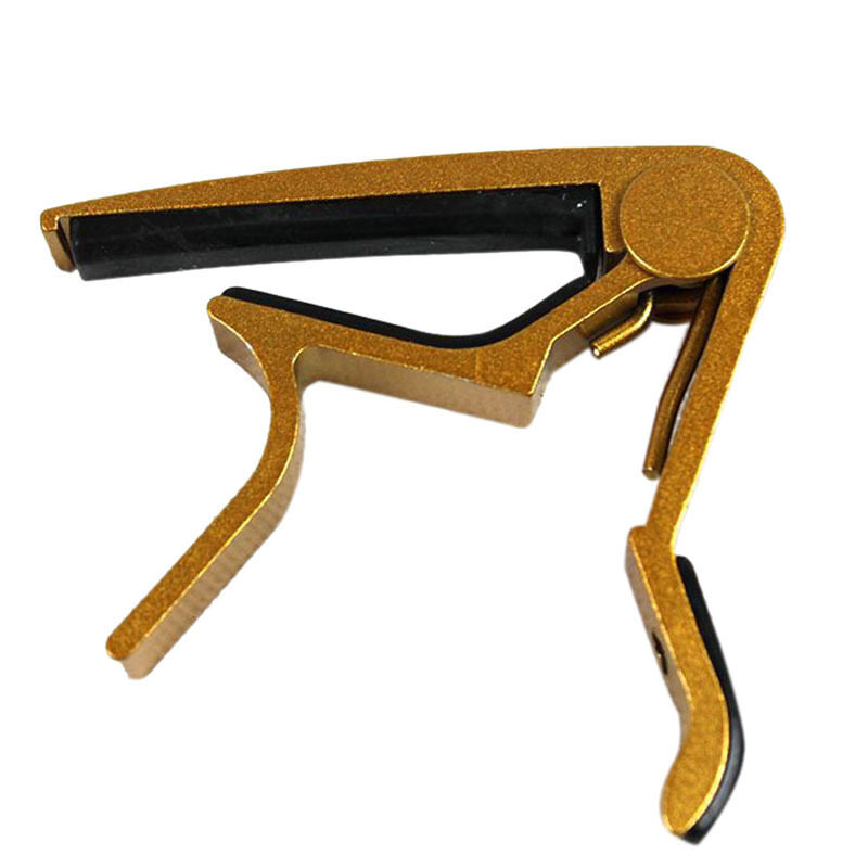 Quick Change Clamp Key Trigger Capo for Acoustic/Electric/Classic Guitar Gold Malaysia
