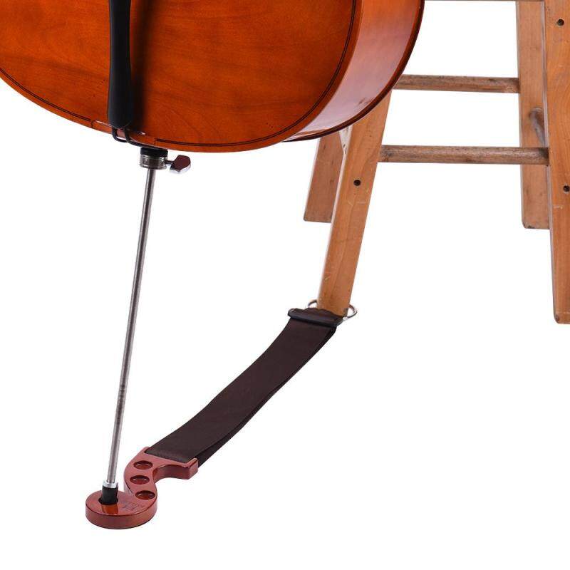 Solid Wood Cello Endpin Non-slip Stop Holder Rest Anchor Protector Pad Red Wood Color Malaysia