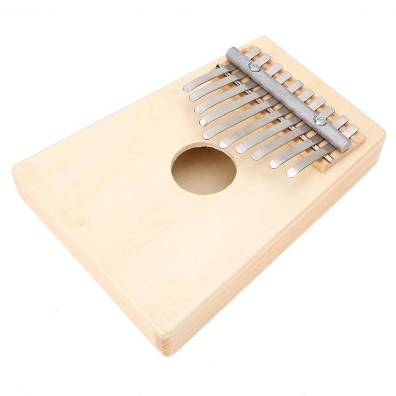 Traditional 10 Keys Thumb Piano for Children Musical Instrument Accompaniment(Wood Color) Malaysia