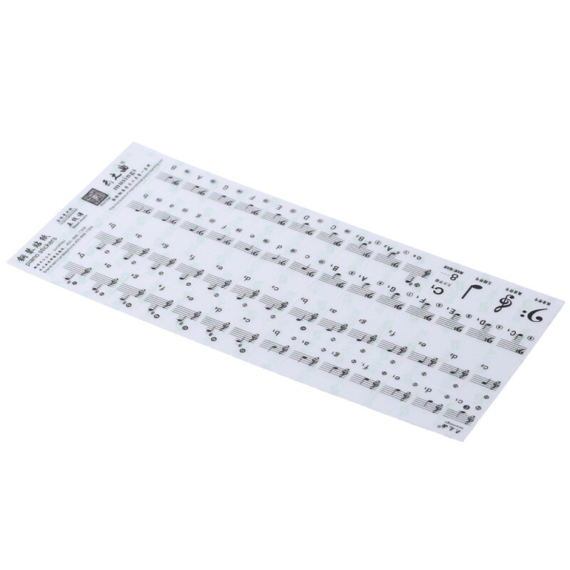 Transparent 49 61 Key Electronic Keyboard 88 Key Piano Stave Note Sticker Malaysia