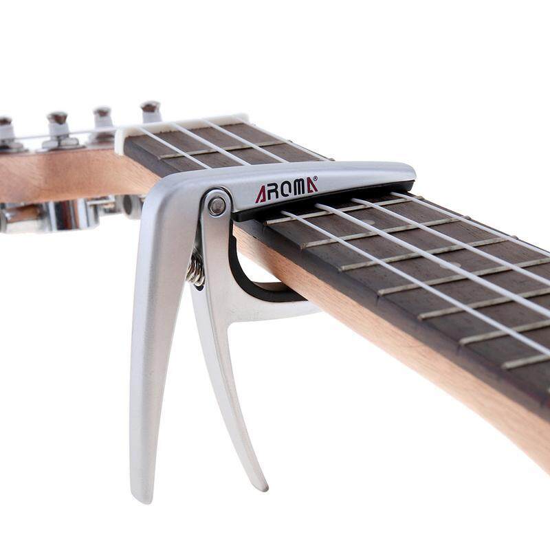 Ukulele Silver Capo with Perfect Silicon Cushion and High Grade Steel Spring Malaysia