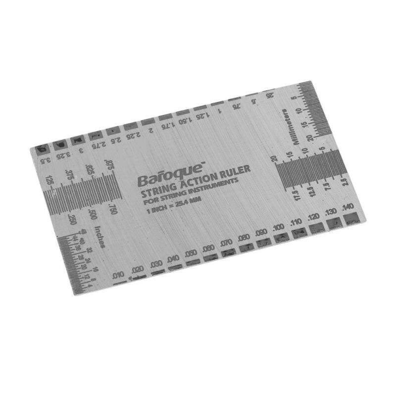 USTORE Durable String Action Ruler Gauge Tool in/mm for Guitar Bass Mandolin Banjo Malaysia