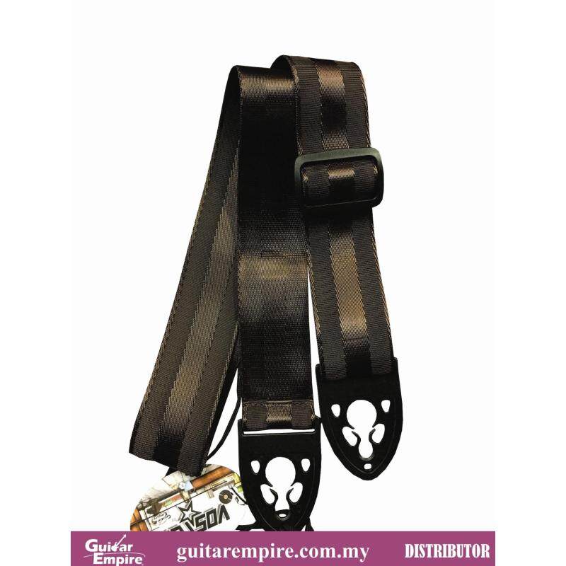Vostok Guitar Strap Brown S219 Locking Design-Suitable For Acoustic Guitar, Electric Guitar And Bass Guitar Malaysia