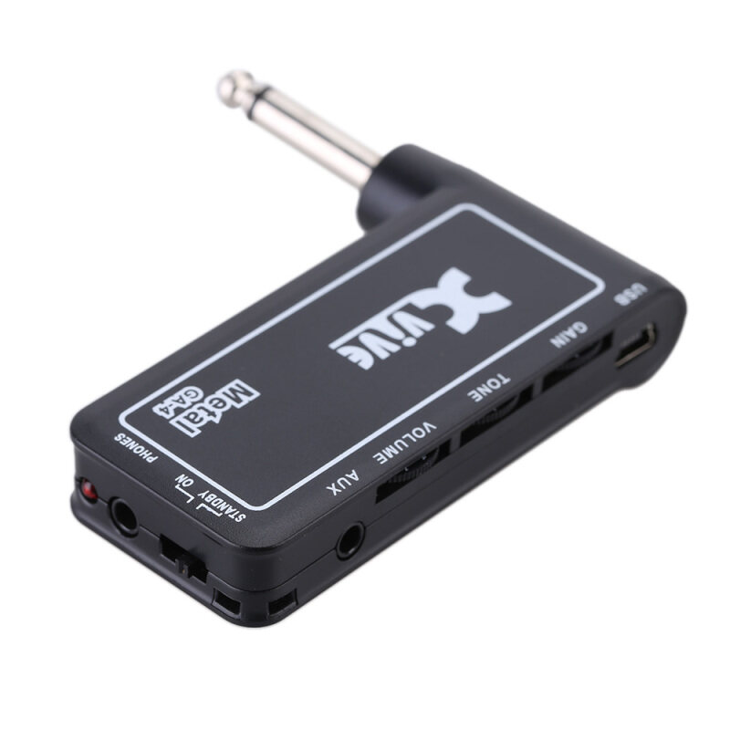 Xvive GA4 Metal Mini Portable Rechargeable Electric Guitar Plug Headphone Amp Malaysia