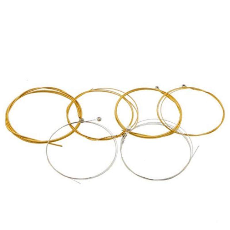 Zoo on Yoo Acoustic Guitar Strings Nickel Alloy Strings Set, 6 Guitar Stings, E-012, B-016, G-024, D-031, A-041, E-049, Clear and high quality(gold) Malaysia
