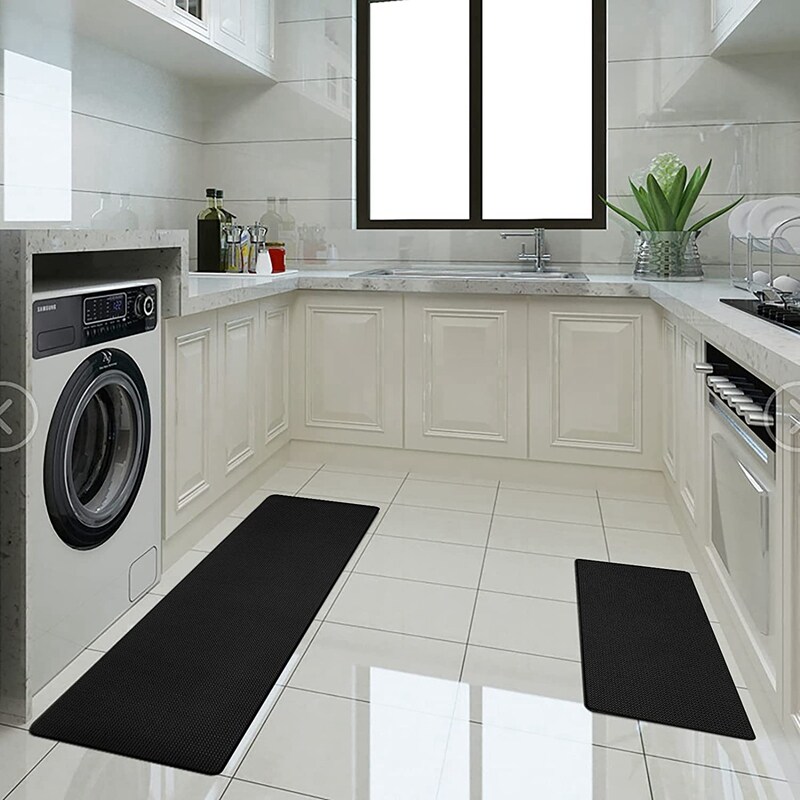Kitchen Rugs, Cushioned AntiFatigue Kitchen Mat, Waterproof & Non