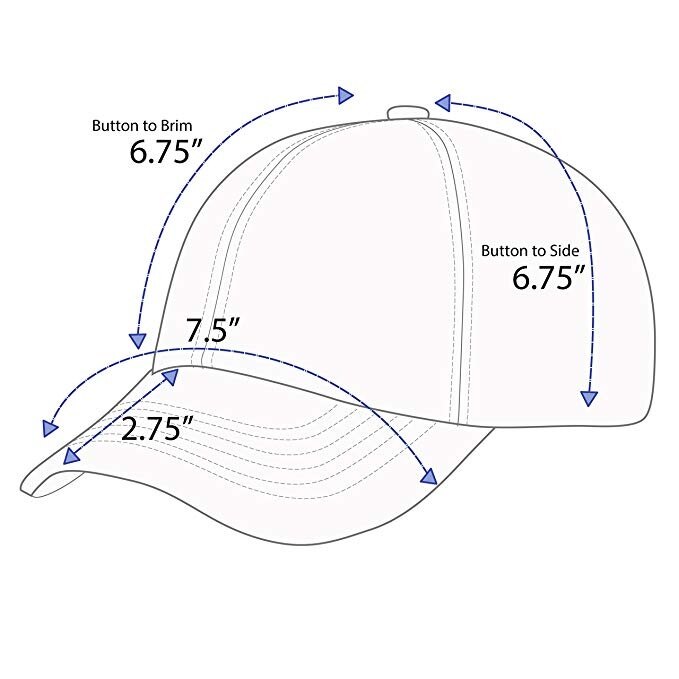 Unisex Plain Cotton Washable and Denim Baseball Cap Adjustable Dad Hat Trucker Hat