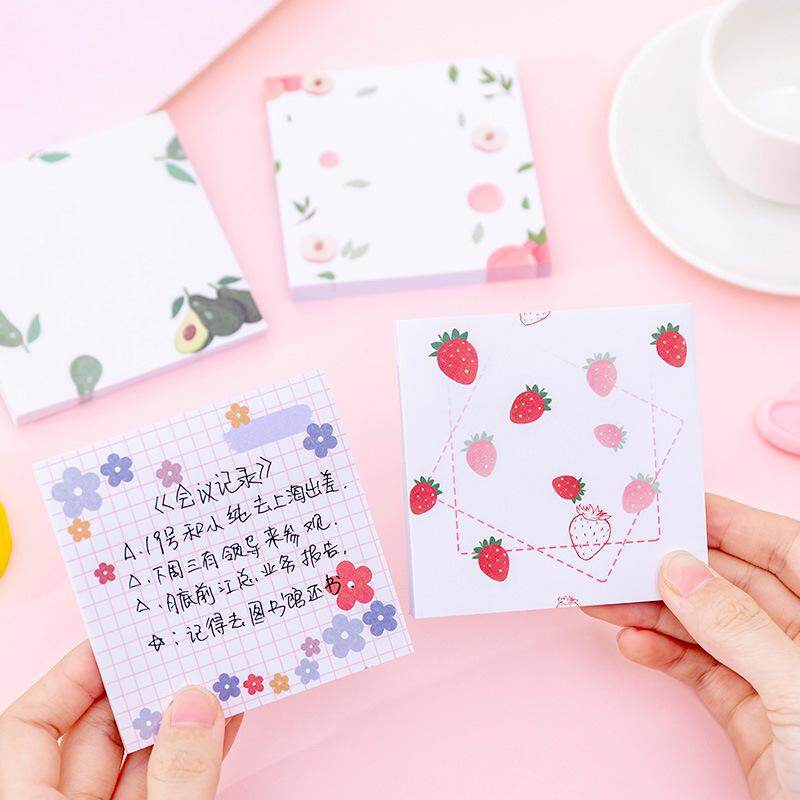 Note ghi chú vuông hoa quả 80 tờ