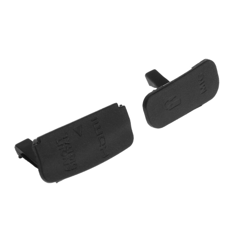 Interface USB AV OUT HDMI MIC Rubber Door Bottom Cover For Canon 600D Camera New