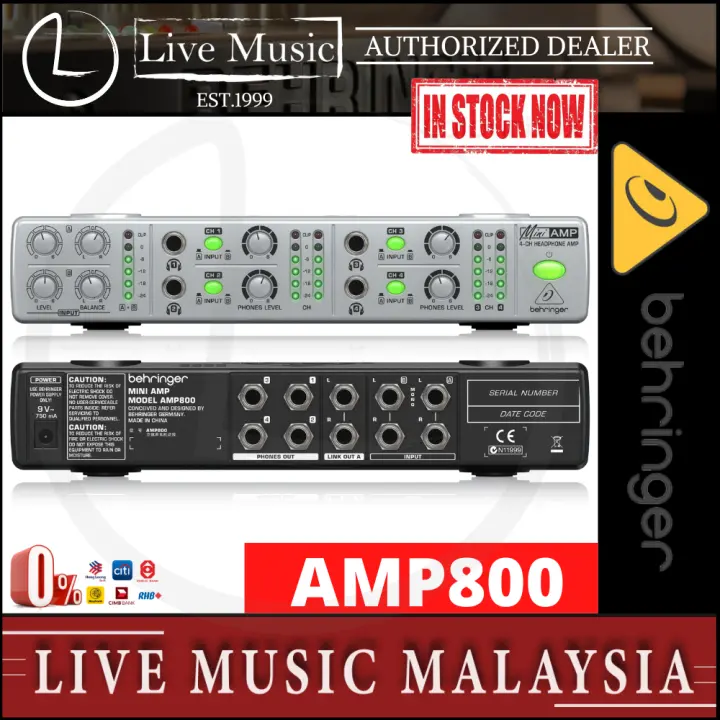 mini amp 800 behringer