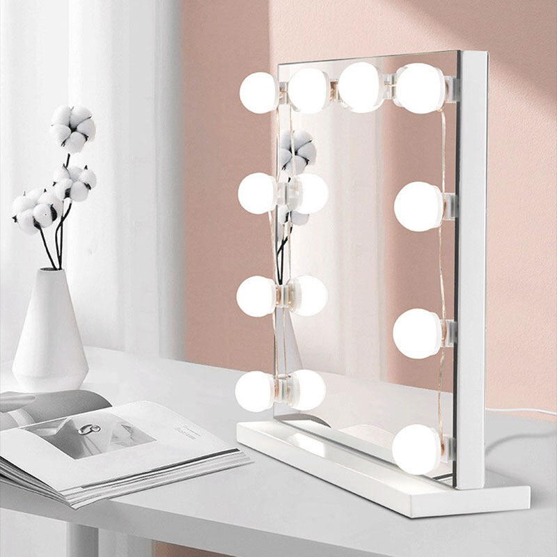 Fkend Hollywood Style LED Bulbs Vanity Makeup Dressing Table USB Mirror Lights Kit
