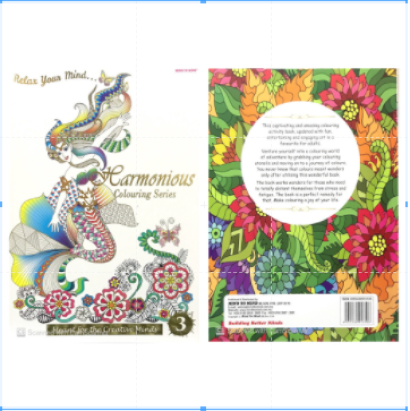 【Mind to Mind】Relax Your Mind Colouring Series - Meant for the Creative Minds (Adult Colouring Book) - Book 3 Malaysia