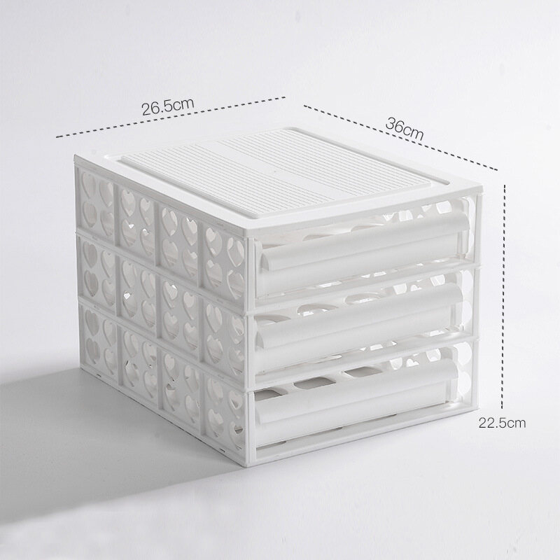 Plastic storage racks, file racks, wardrobe drawer storage baskets