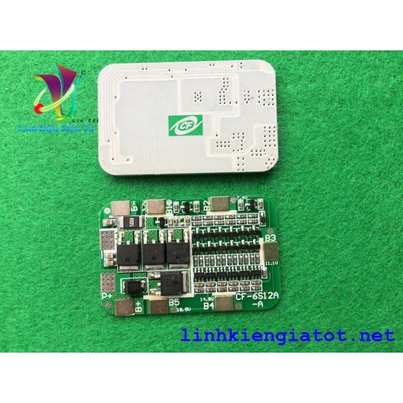 Mạch sạc cân bằng và bảo vệ 6 pin 6s12a 12a