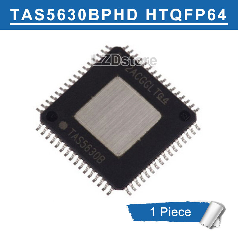 1pc original tas5630b tas 5630 b qfp-64 tas5630bphdr tas5630bphd tas56308 qfp64 smd power stereo amplifier ic chip new
