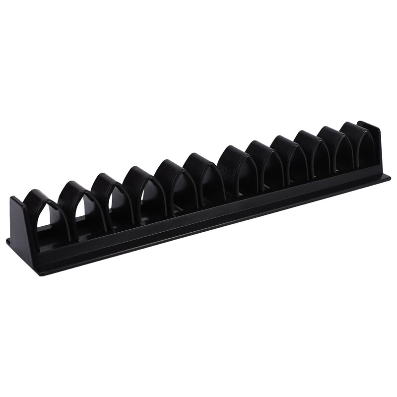 Equestrian ABS Horse Whip Holder Rack HolderFlat Wall Mounted Rack Bracket Support 12 Wips