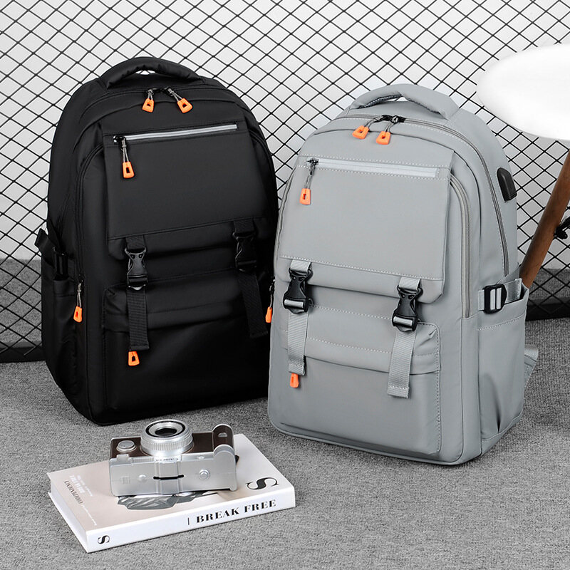 ELACCENT Men's backpack leisure multifunctional computer backpack multi-compartment travel large capacity backpack