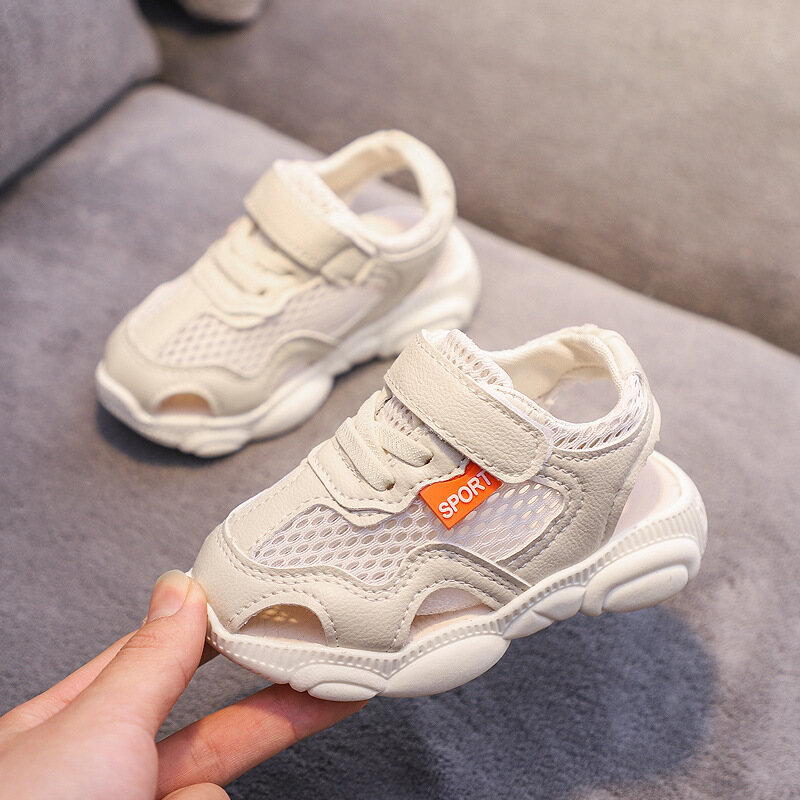 Boy's Sandals Children's Soft-soled Non-slip Toe Cap Sandals Girls 'casual Shoes Bear Shoes Boys' Beach Shoes