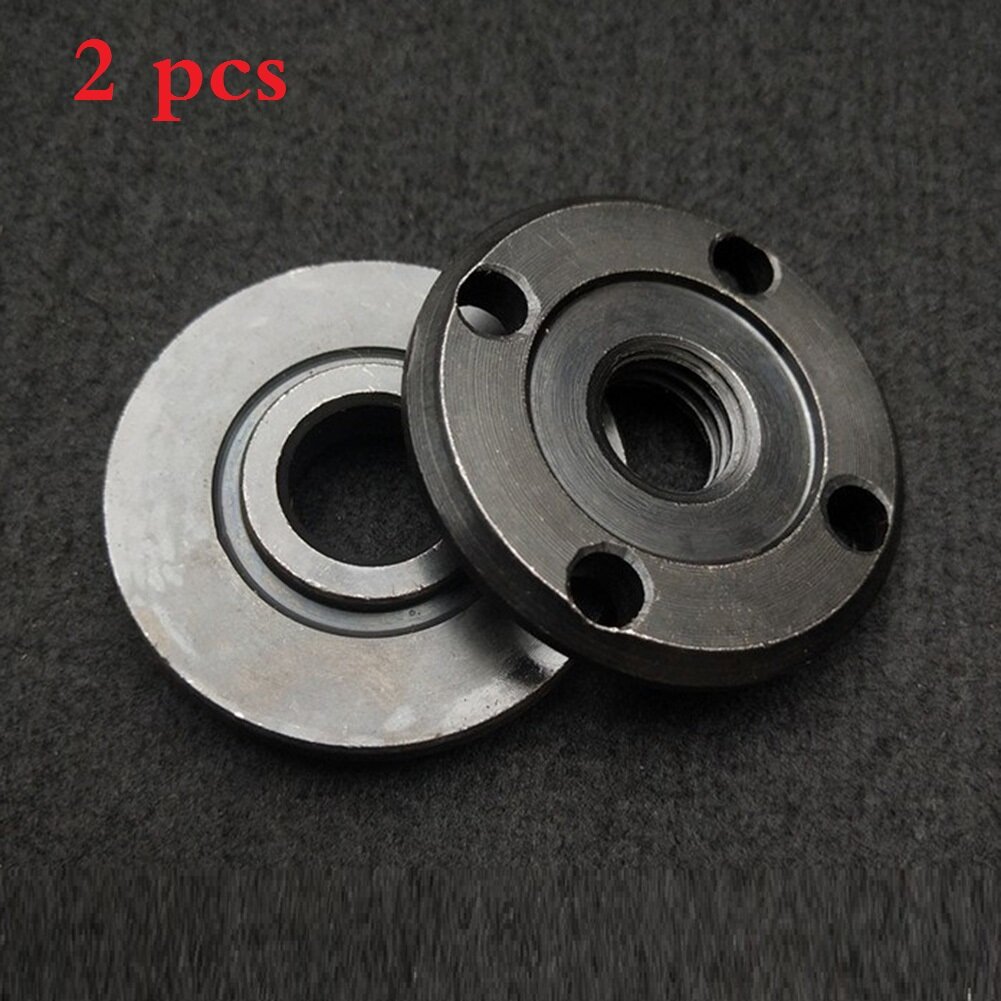 2pcs M16 Thread Replace Angle Grinder Inner Outer Flange Nuts Tool Accessories