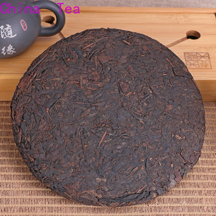 [High quality, fast delivery] Chinese tea Yunnan Pu'er tea cooked tea cake 357g